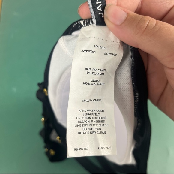 Jantzen High Neck multi color swim top size 10 - Picture 4 of 4